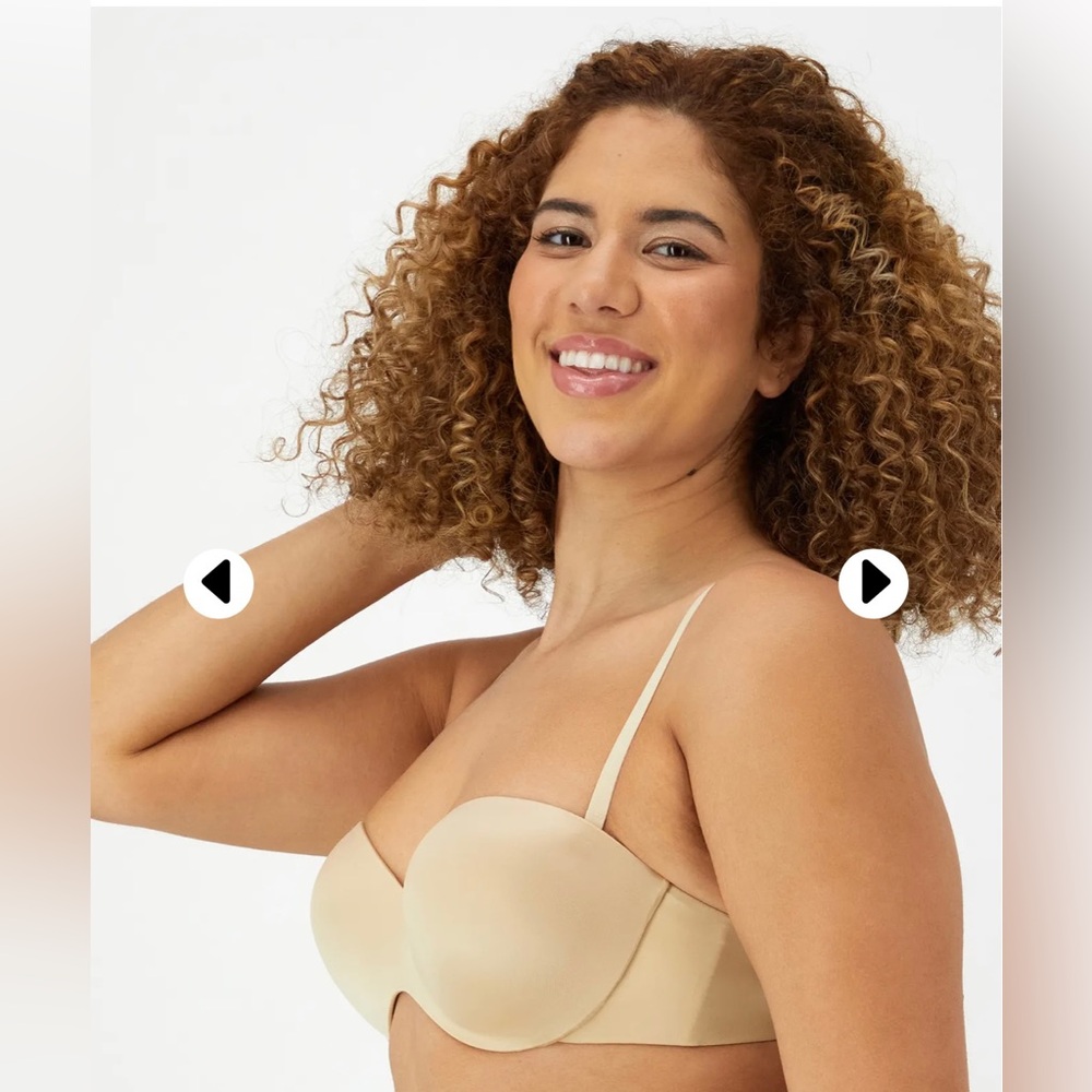 Maidenform Full Coverage Strapless / Multi Strap Underwire Bra
